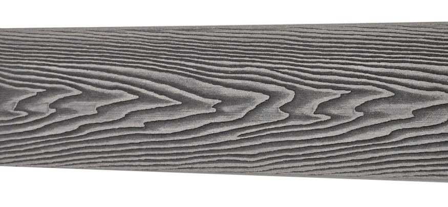 Террасная доская ДПК NanoWood Double 3D Серый купить в Тест