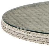 Комплект плетеной мебели AFINA из иск. ротанга T705ANT/Y137C-W85 Latte 2Pcs купить в Тест