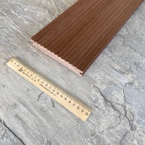 Террасная доска Latitudo Solid 150х21 Каштан (Полнотелая) купить в Тест