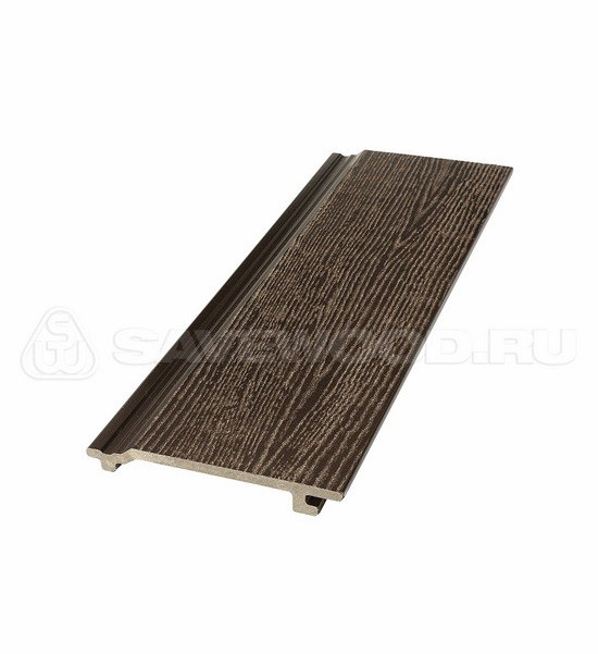 Сайдинг из дпк savewood sw-sorbus радиальный распил темно-коричневый купить в Тест