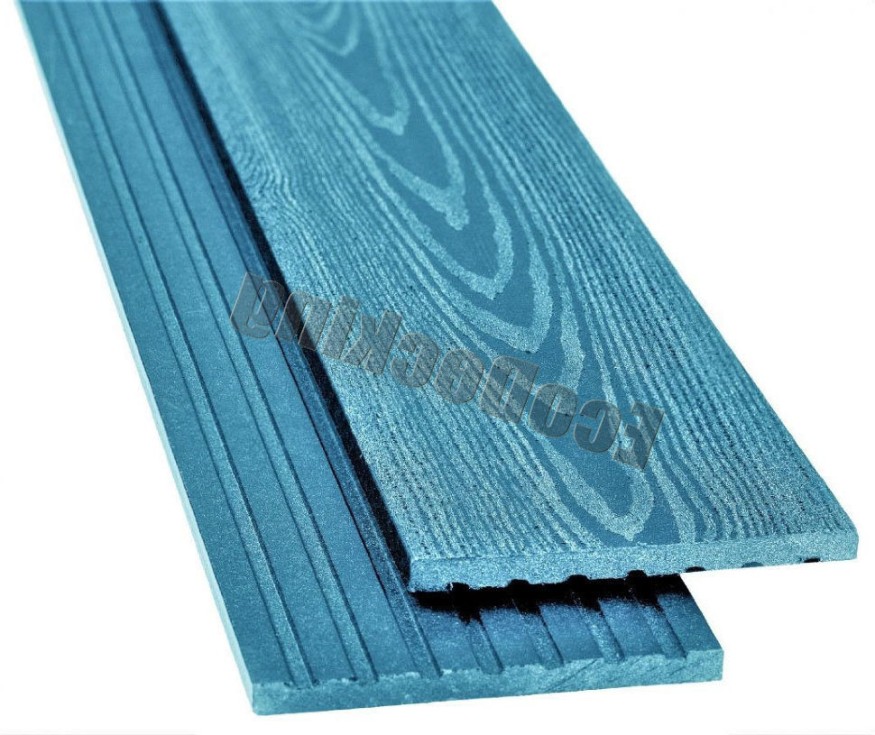 Заборная доска   из ДПК ECODECKING Лазурь купить в Тест