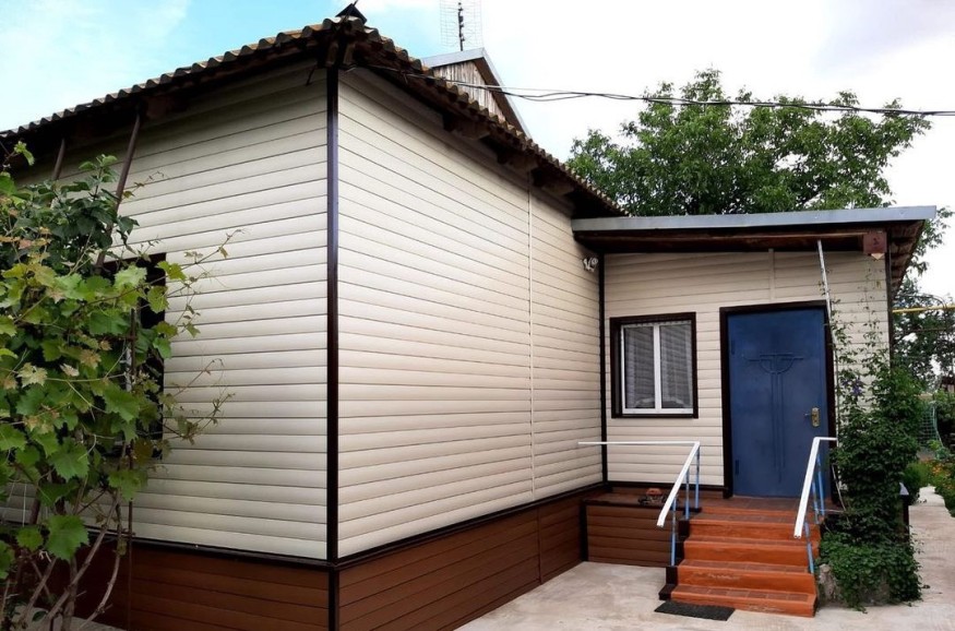 Сайдинг &amp;quot;blockhouse&amp;quot; под бревно, Престиж ВН-01, бежевый купить в Тест