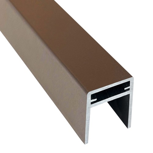 П-профиль Алюминиевый EasyDecking 35x25 Венге купить в Тест