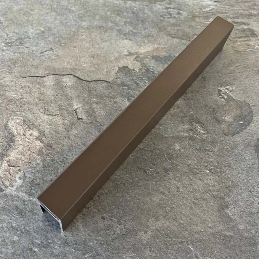 П-профиль Алюминиевый EasyDecking 35x25 Венге купить в Тест
