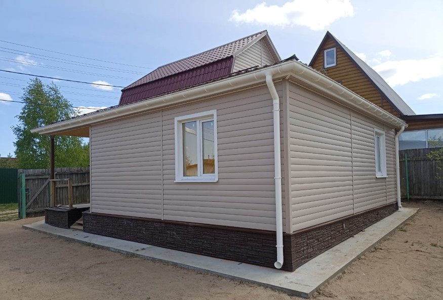 Сайдинг &amp;quot;blockhouse&amp;quot; под бревно, Престиж ВН-01, персиковый купить в Тест