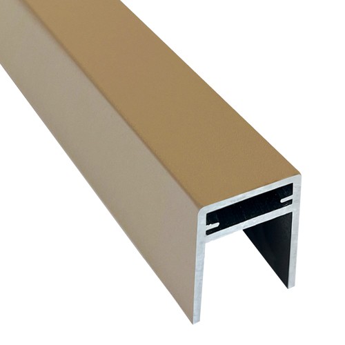 П-профиль Алюминиевый EasyDecking 35x25 Дуб купить в Тест