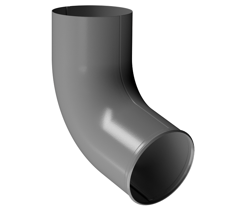 Отвод трубы D90 Döcke STAL PREMIUM Графит, (RAL 7024) купить в Тест