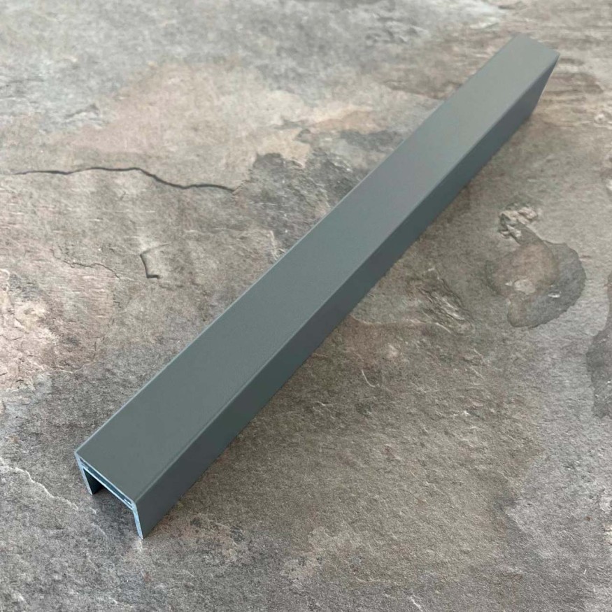 П-профиль Алюминиевый EasyDecking 35x25 Серый купить в Тест