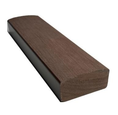 Лавочный брус Ecodecking Некст полнотелый брашированный 70х35 шоколад купить в Тест
