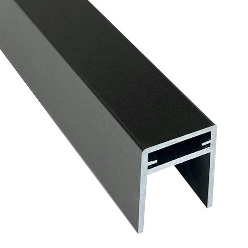 П-профиль Алюминиевый EasyDecking 35x25 Черное дерево купить в Тест