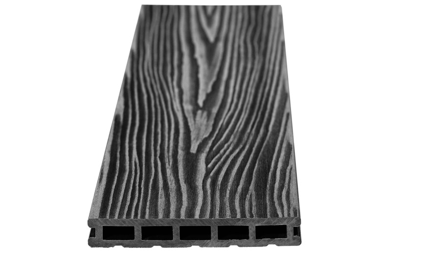Террасная доска из ДПК RusDecking Unodeck Mogano - Графит купить в Тест