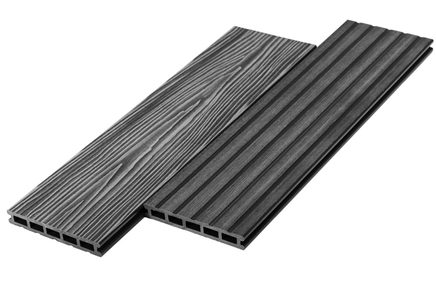 Террасная доска из ДПК RusDecking Unodeck Mogano - Графит купить в Тест
