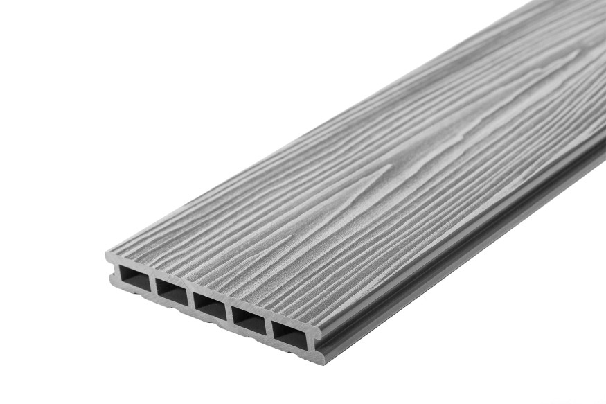 Террасная доска из ДПК RusDecking Unodeck Mogano - Серый купить в Тест