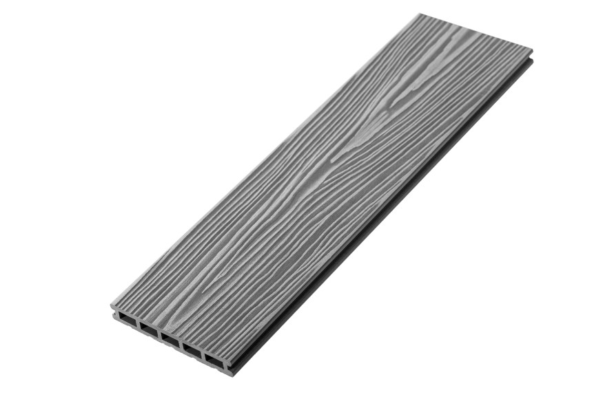 Террасная доска из ДПК RusDecking Unodeck Mogano - Серый купить в Тест