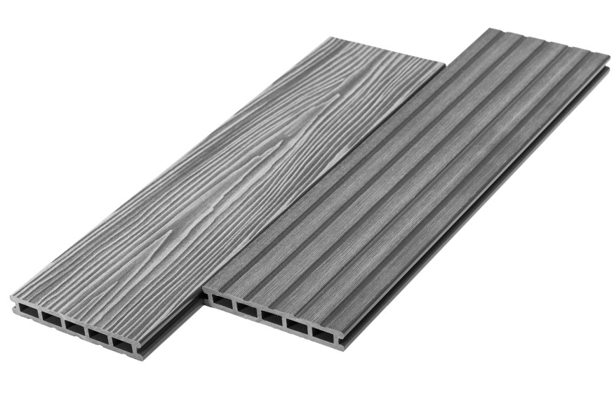 Террасная доска из ДПК RusDecking Unodeck Mogano - Серый купить в Тест