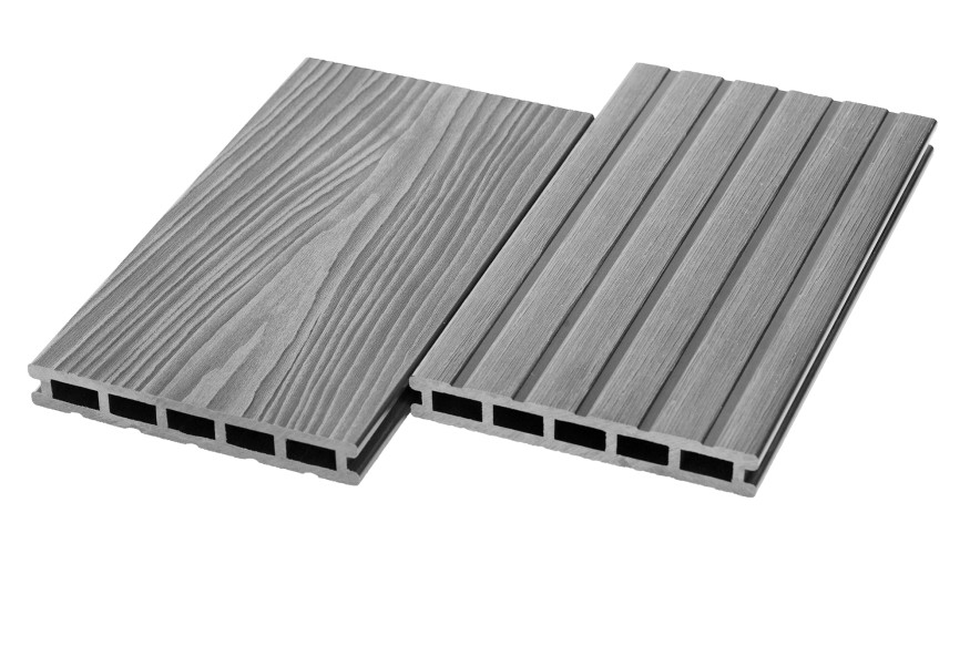 Террасная доска из ДПК RusDecking Unodeck Mogano - Серый купить в Тест