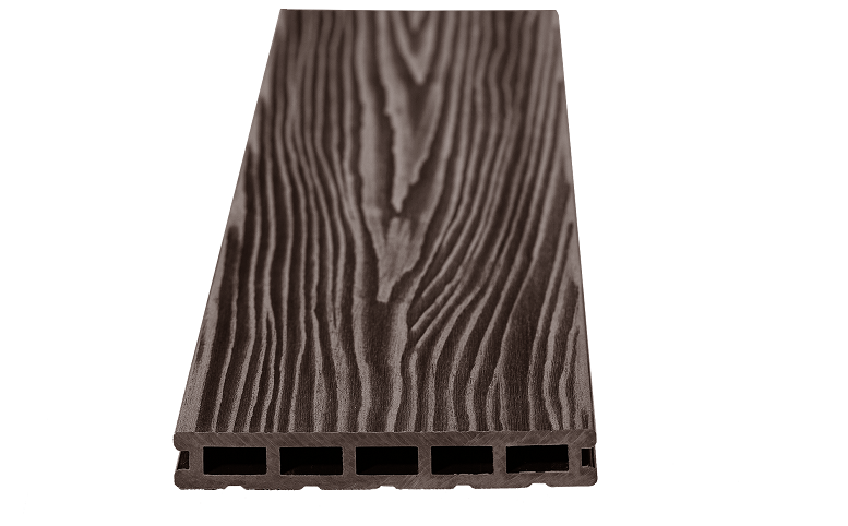 Террасная доска из ДПК RusDecking Unodeck Mogano - Венге купить в Тест