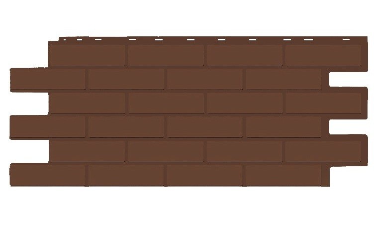 Фасадная панель T-Siding Кирпич Модерн Эко Браун купить в Тест