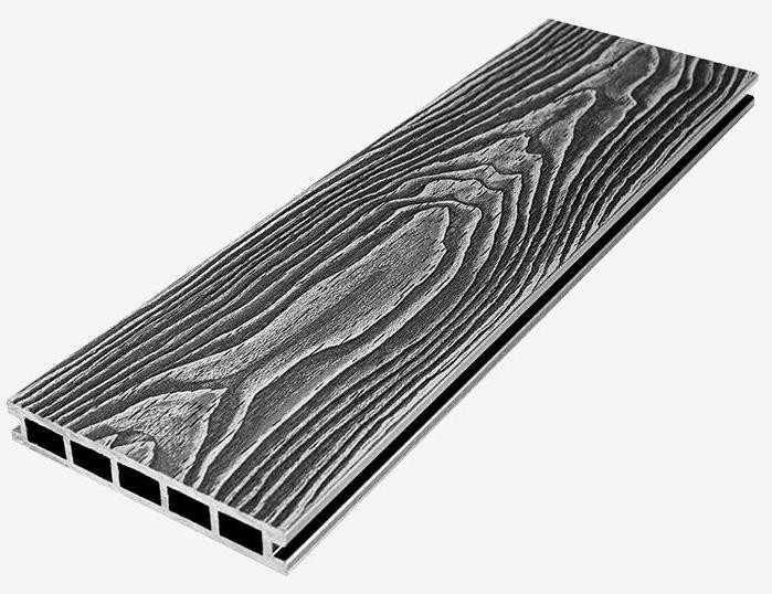 Террасная доска из ДПК RusDecking Unodeck Vintage - Графит купить в Тест