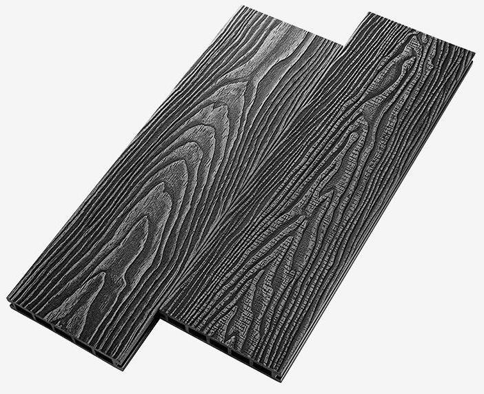 Террасная доска из ДПК RusDecking Unodeck Vintage - Графит купить в Тест