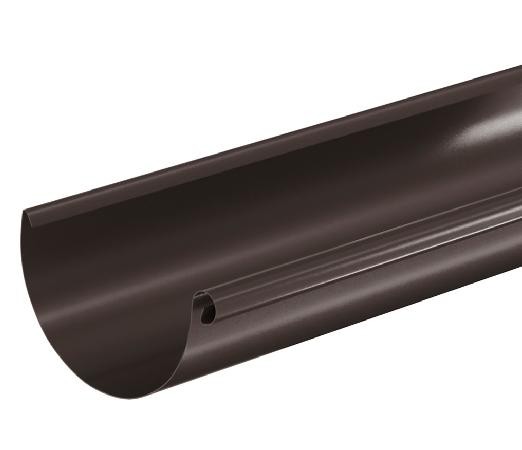 Водосток Aquasistem, система 125x90 - Водосточный желоб 3.00м RR 32 Тёмно Коричневый купить в Тест