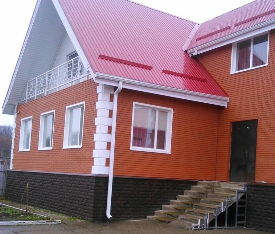 Фасадная панель Альта-Профиль, Кирпич Клинкерный, Красный купить в Тест