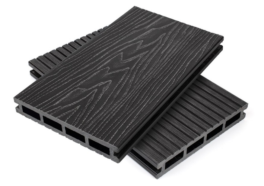Террасная доская ДПК NanoWood Nature 3D пустотелая Графит купить в Тест
