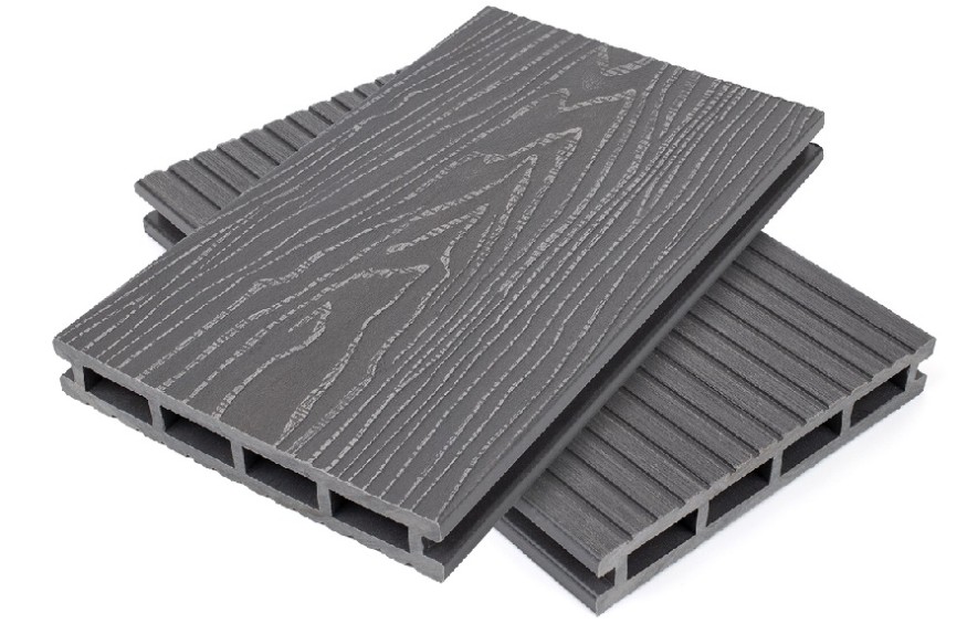 Террасная доская ДПК NanoWood Nature 3D пустотелая Серый купить в Тест