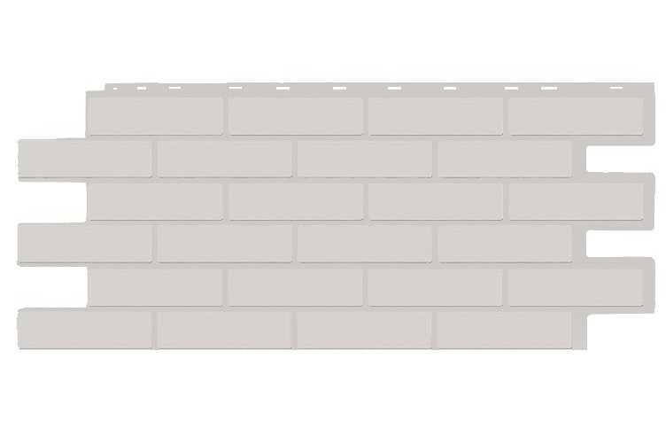 Фасадная панель T-Siding Кирпич Модерн Эко Уайт купить в Тест