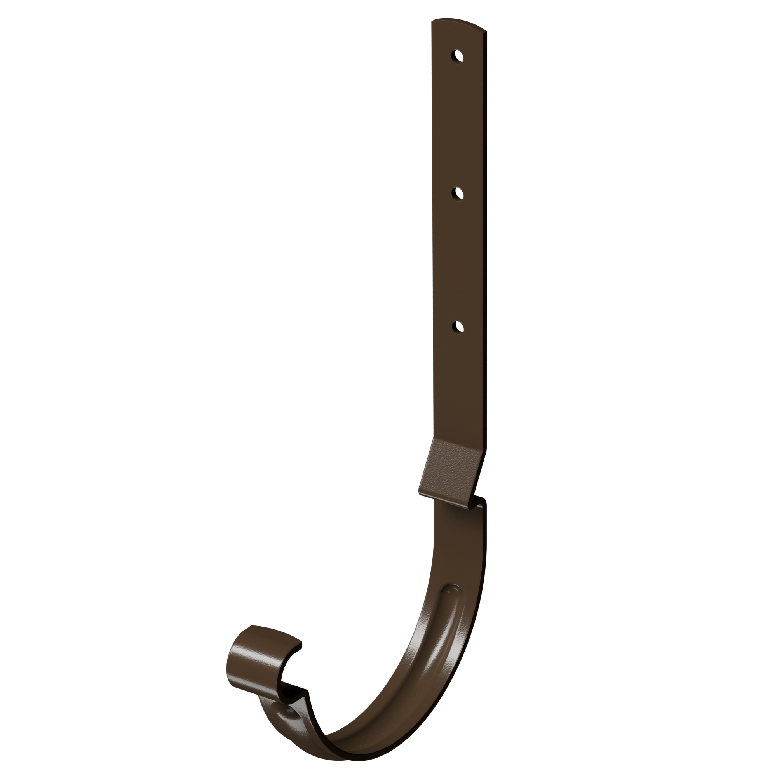 Карнизный крюк длинный D125 Döcke STAL PREMIUM Каштан, (RAL 8017) купить в Тест
