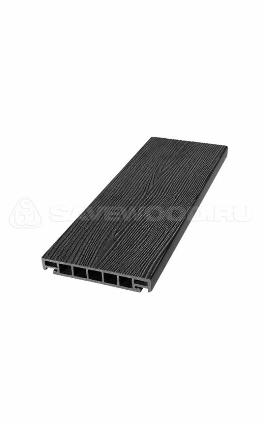 Террасная доска из ДПК SW Salix (S) (R) черный купить в Тест